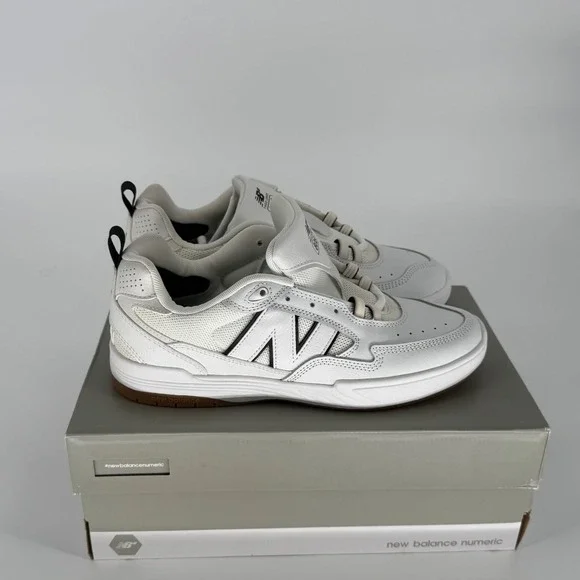 New Balance Numeric Tiago Lemos 808 White/Black Shoes M10 W11.5 W/Box - Picture 2 of 8
